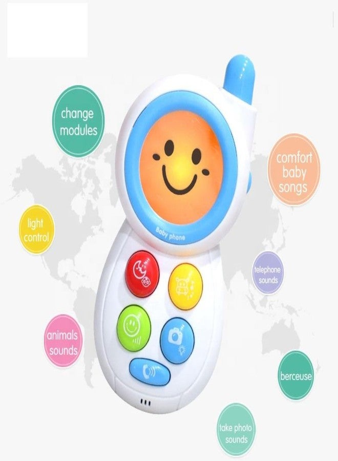 Lefan Educational Funny Baby Toys Mobile Phone Fun Smartphone Music Toy for Baby Large Screen and Buttons Designed for Small Hands Infant Pretend Play Baby Mobile Music for Kids - Image 3